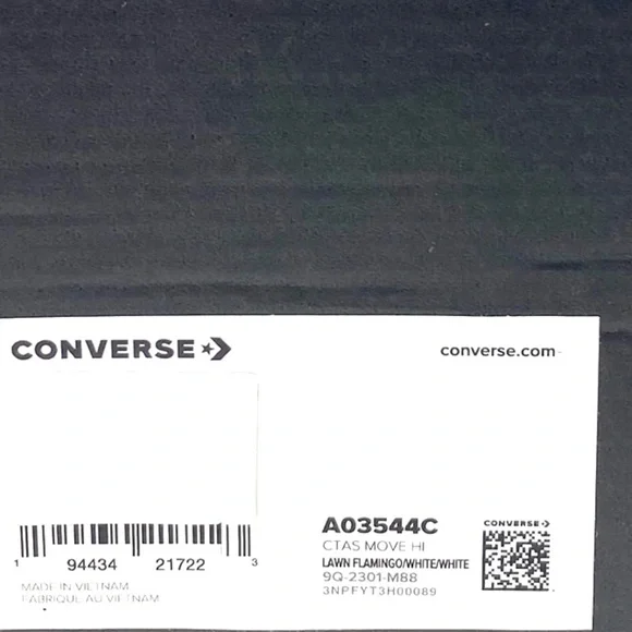 Converse Chuck Taylor Move Platform Flamingo Canvas Women's Shoes Casual A03544C - Picture 9 of 10